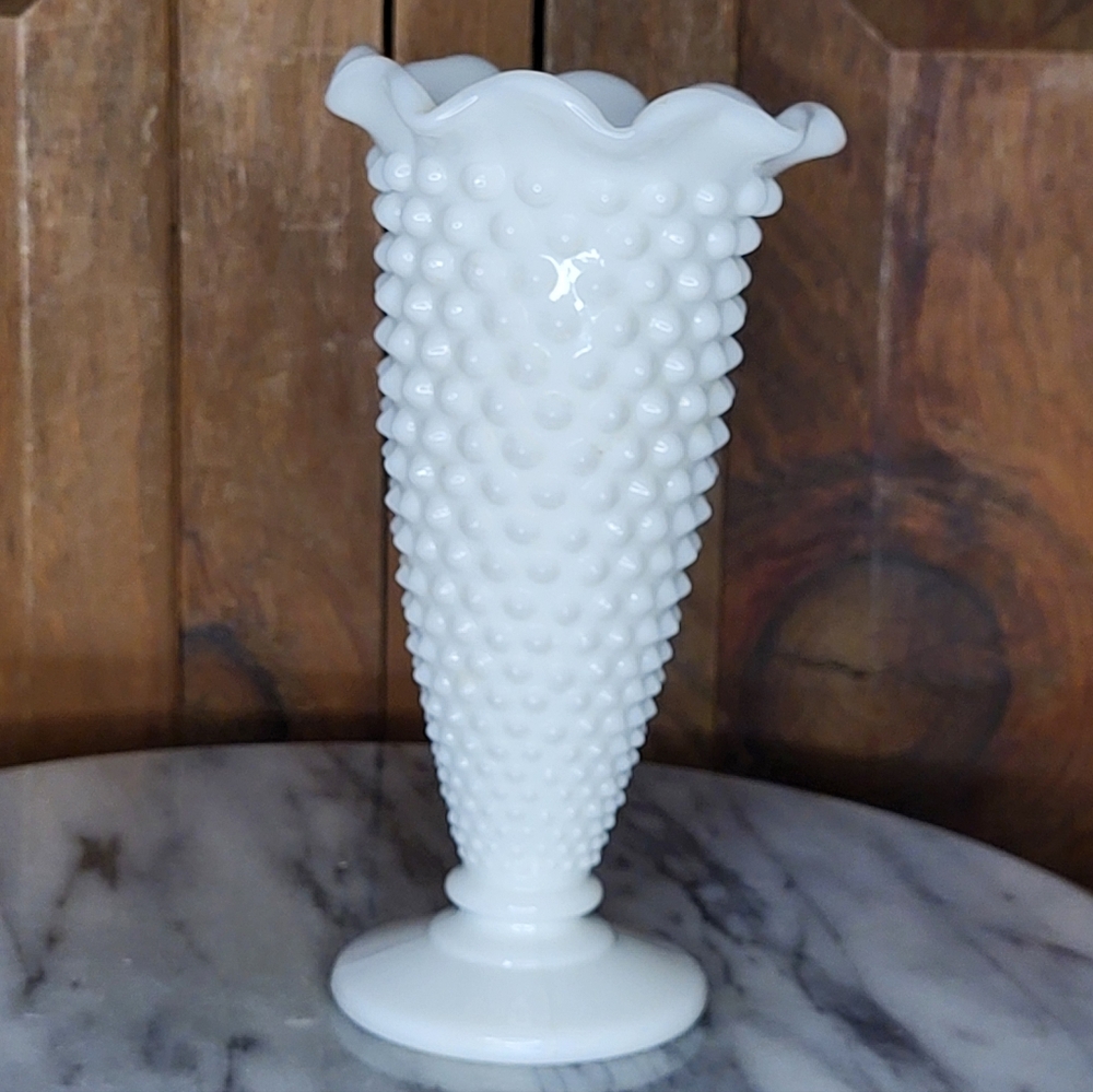 Smith Milk Glass Vase